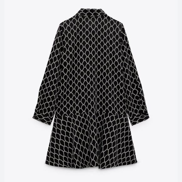 NWT Zara Geometic Printed Dress - 2559-717 - Picture 8 of 10